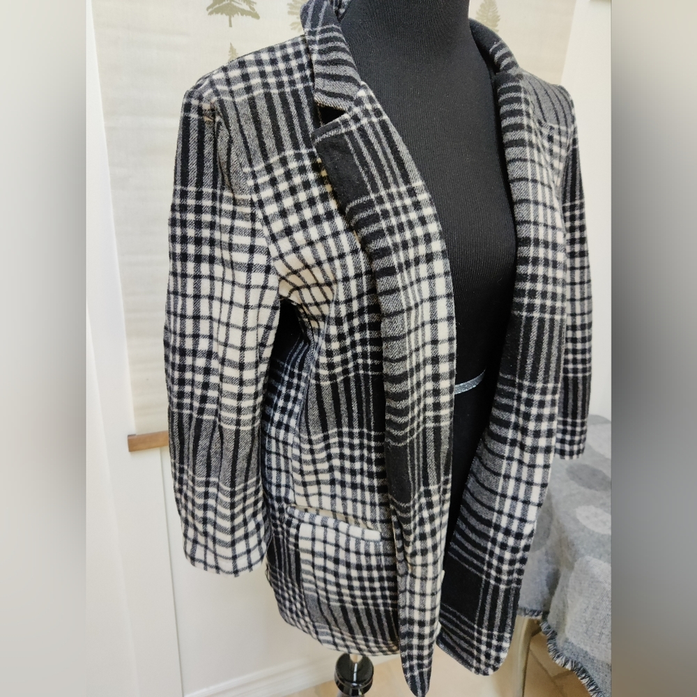 Urban Renewal Wool Plaid Blazer - Medium